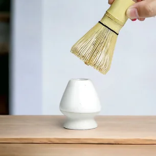 Matcha bambusholder (hvid)