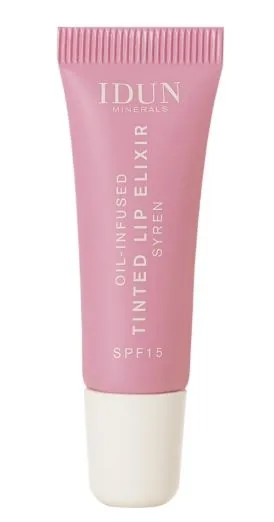 Idun Minerals tinted lip elixir linnea 501 syren 8ml