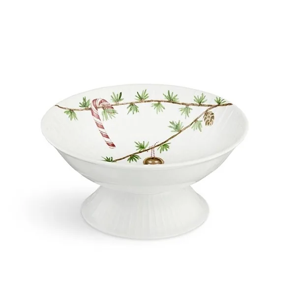 Kähler Hammershøi Christmas Opsats Ø 16 cm - hvid m/deko