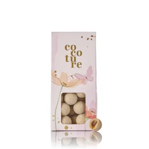 Karamellove i lyserød Cocoture dragébox - 90g