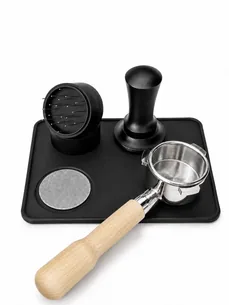 Barista sæt med bundløst portafilter  Sage 54 mm  Bøgetræ