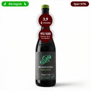 Primanero 2023, Paolo Leo - "Amarone Killer", Økologisk Primitivo, Puglia