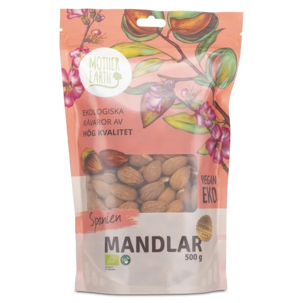 Mother Earth Mandler Premium Raw & Øko, 500 g