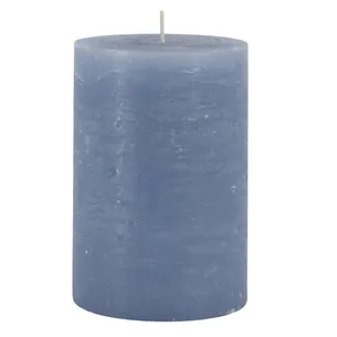 Macon Bloklys Rustik 90 Timer Sky Blue - H15/Ø10 cm | Chic Antique