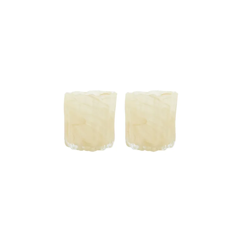 Curl fyrfadsstage (sæt med 2) - Beige