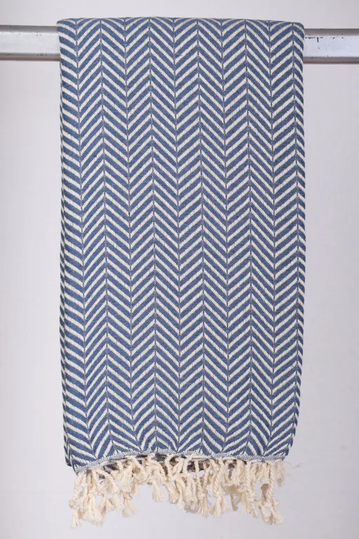 Hamam Jenny Sildeben Denim - 130 * 200 cm Plaid