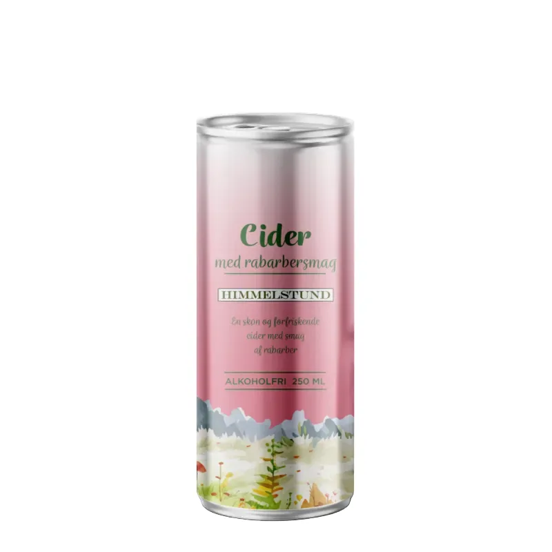 Alkoholfri rabarbercider | Himmelstund