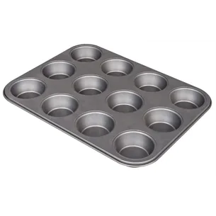 Muffins bageplade i kraftig kvalitet med non-stick belægning - Billig fragt