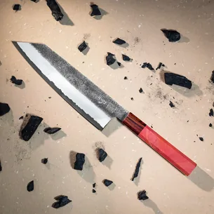 Aogami Blue Steel Nr. 2 Kokkekniv [FORGE] - Ash & Chrome