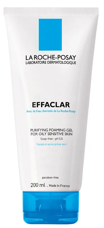 La roche-posay effaclar purifying foaming gel for only sensitive skin 200ml