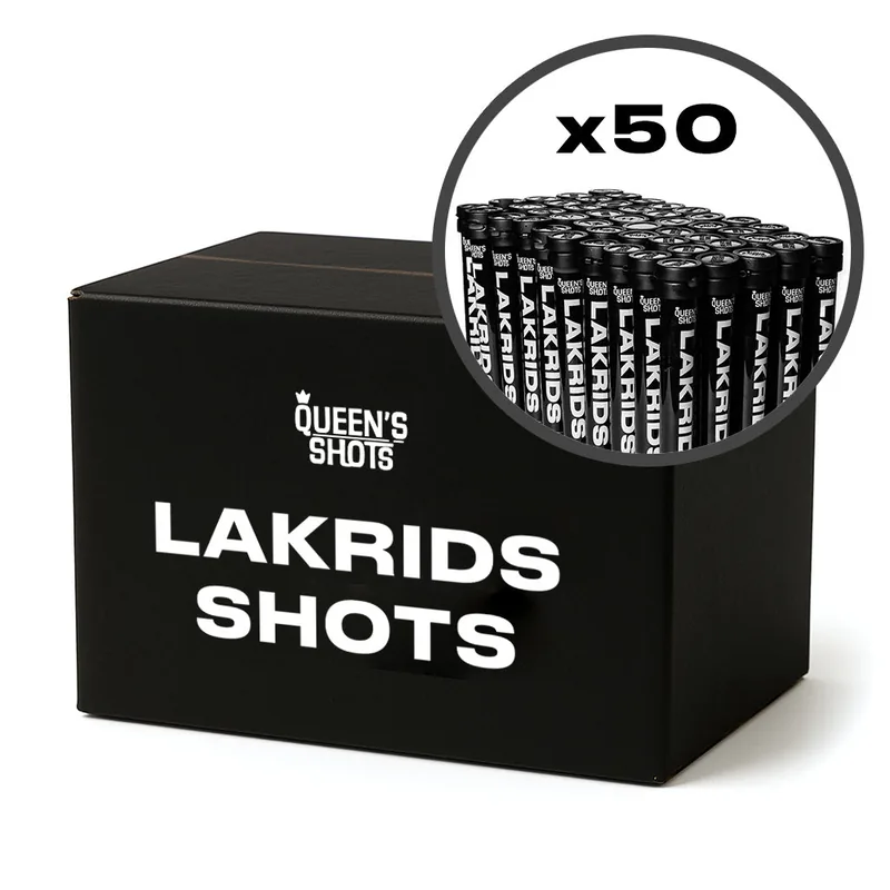 Queens Lakridsshots ØKO (50 x 2cl)