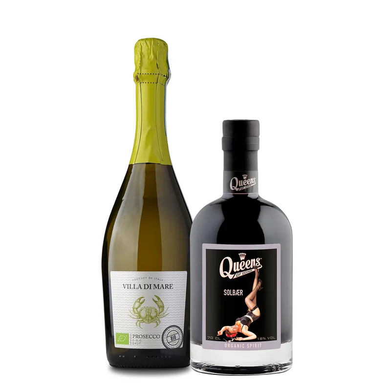 Kir royale drinkspakke ØKO (70cl + 75cl)