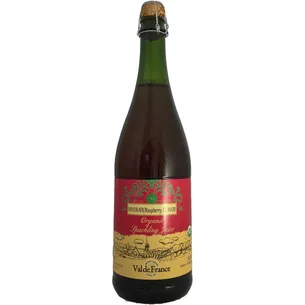 Alkoholfri cider med hindbærsmag