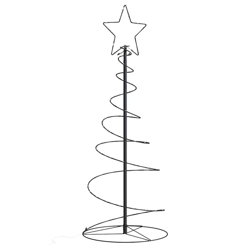 LED-juletræ 120 cm - 80 LED'er, varm hvid