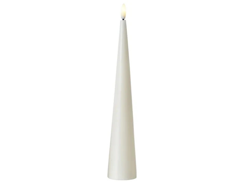 Sirius Sille Kegle Ø4,8x26cm, Hvid