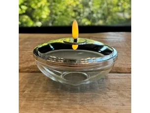Sirius Lia Genopladelig Ø9,9cmxH5, Krom