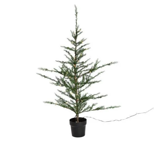 Kunstigt cedertræ, Nordic Winter, i potte, 120 cm