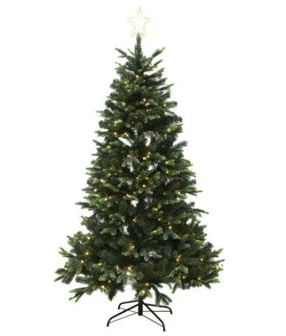 Falk LIFA kunstigt juletræ 180x122 cm PE/PVC, LED og stjerne