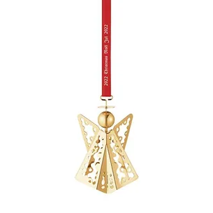 Georg Jensen jul 2022 Juleuro - engel med blonder - Guld  : Erling Christensen Møbler