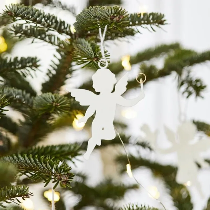 Engel "My Nostalgic Christmas" metalornament - Ib Laursen Vælg ml 6 forsk.