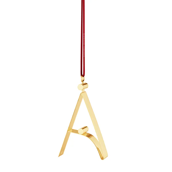 Georg Jensen Bogstavornamenter - Forgyldt  : Erling Christensen Møbler