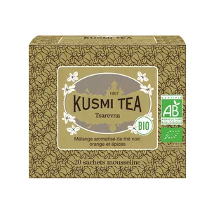 Organic Tsarevna Box of 20 Muslin tea Bags - 40g
