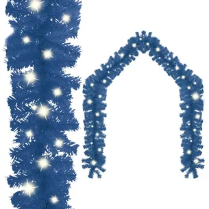 Juleguirlande med LED-lys 20 m - blå