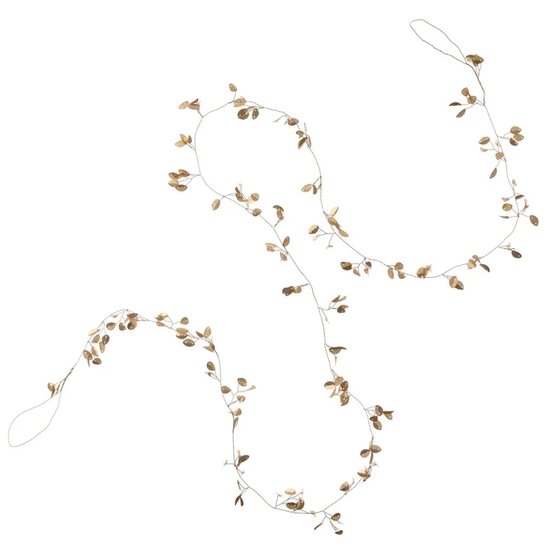 Mistelten guirlande, L172 cm  -  guldfarvet
