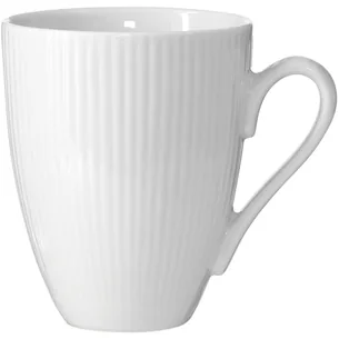 Aida Groovy krus med hank, hvidt porcelæn (30 cl), 12 stk.