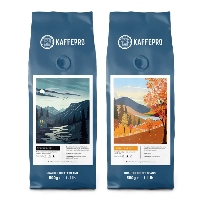 Nordic Dawn kaffebønner, mørkristet (500 gram) (1 stk.)