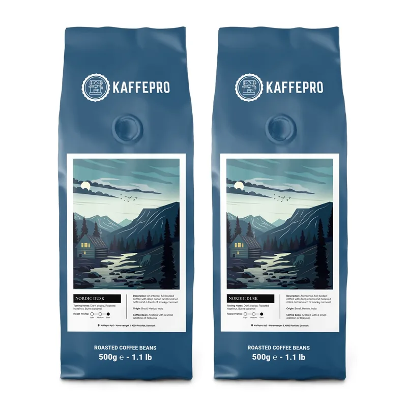 Nordic Dawn kaffebønner, mørkristet (500 gram) (2 stk.)