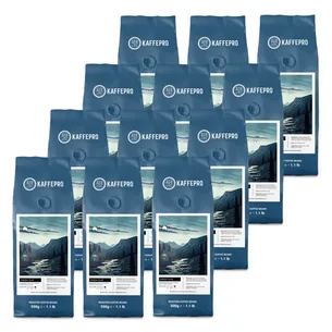 Nordic Dawn kaffebønner, mørkristet (500 gram) (12 stk.)