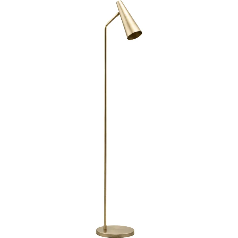 Precise gulvlampe i messing og jern (højde 124 cm), 2 stk.