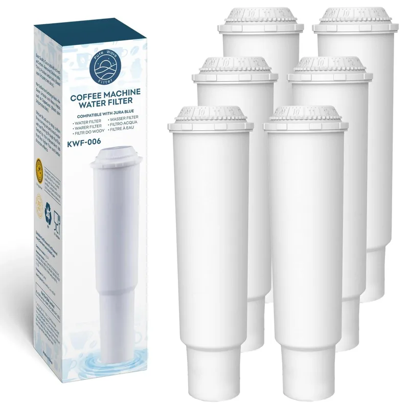 Vandfilter Kompatibelt med Jura Claris White - Pure Wave KWF-006 - 1 Stk. (6 stk.)