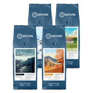Nordic Dawn kaffebønner, mørkristet (500 gram) (1 stk.) (4 stk.)