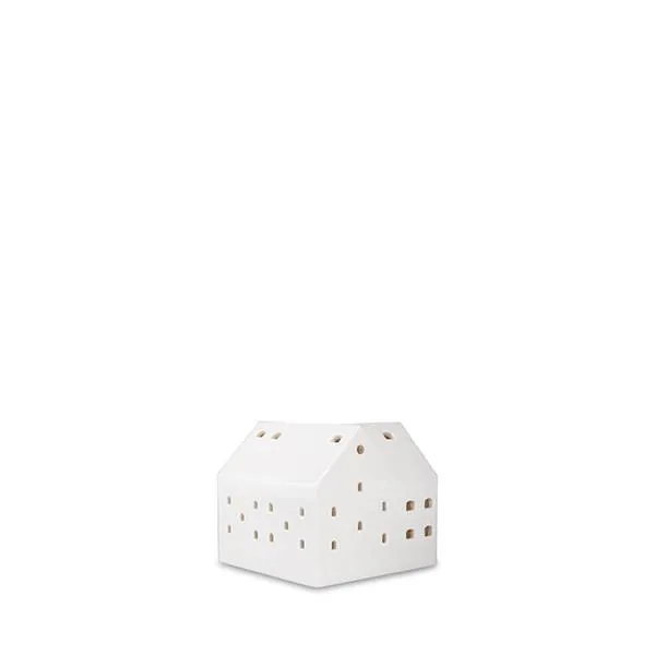Kahler Kähler Urbania lyshus Stald H10.5 cm - Hvid : Erling Christensen Møbler  : Erling Christensen Møbler