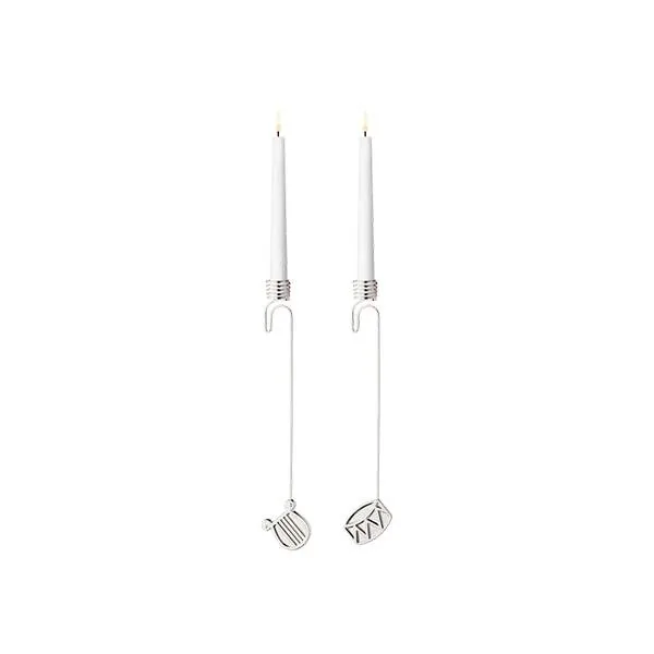 Georg Jensen 2026 Lyseholder, harpe & tromme - Palladium  : Erling Christensen Møbler