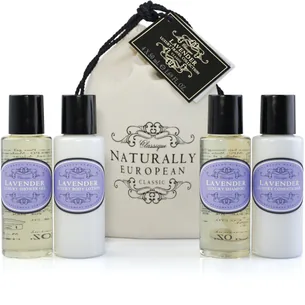 Travel Sæt Lavendel 4x50ml - Luksus Rejse Toiletartikler