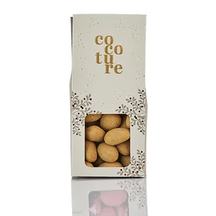 Lakridsmandler i grå Cocoture æske - 90g