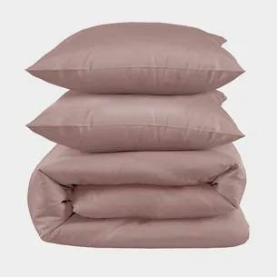 Bambus sengetøj gammel rosa 200x220