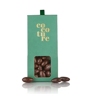 70% chokolademandler fra Cocoture i grøn Cocoture æske - 90g