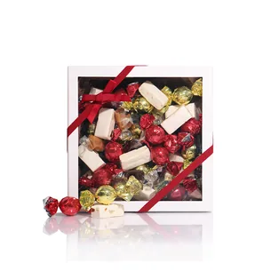 Cocoture juleæske med chokoladekugler og blød fransk nougat - 460g