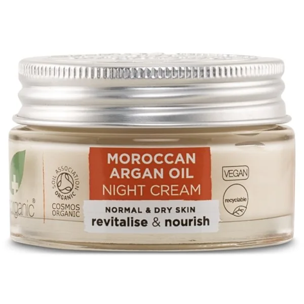 Dr Organic Argan Oil Night Cream, 50 ml