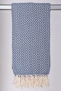 Hamam Jenny Diamond Denim - 50 * 100 cm Gæstehåndklæde
