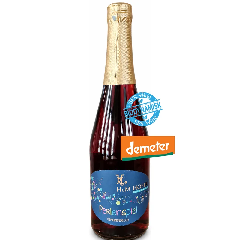 HuM Hofer Perlenspiel Rosé vom Schafgarten - DEMETER Biodynamisk Mousserende Alkoholfri