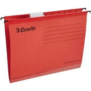 Hængemappe Folio Esselte, rød, 1 stk.