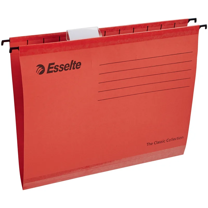Hængemappe Folio Esselte, rød, 1 stk.