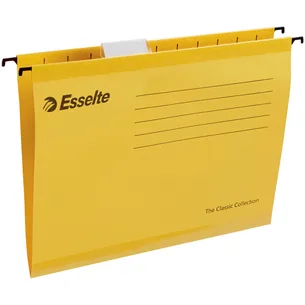 Hængemappe Folio Esselte Classic gul, 1 stk.