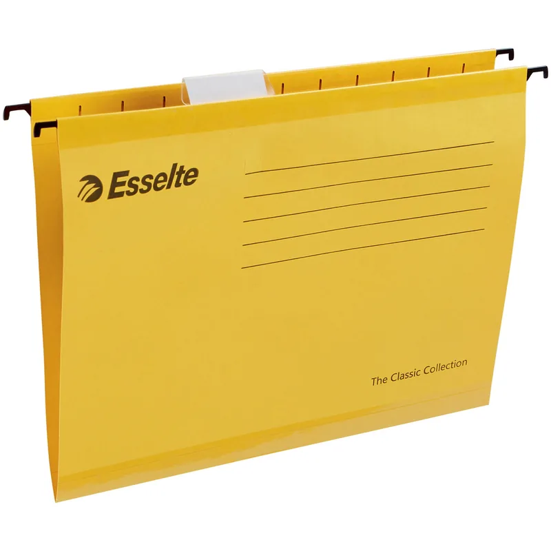 Hængemappe Folio Esselte Classic gul, 1 stk.