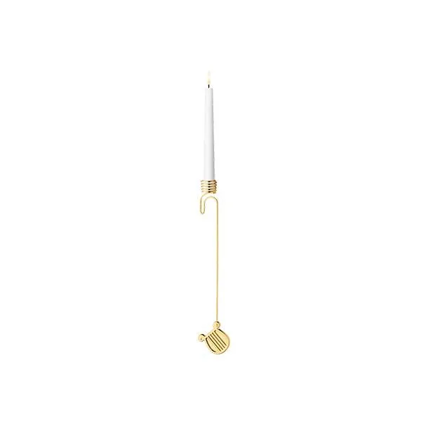 Georg Jensen 2026 Lyseholder, harpe - Forgyldt  : Erling Christensen Møbler